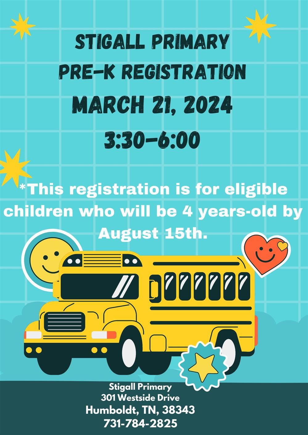 Pre-K Registration information